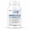 Nutraconcepts Omega-3 Plus - Pure Antarctic Krill Oil - 500mg - 60 Easy Swallow Capsules - Phospholipid Omega-3s with Natural Astaxanthin - EPA 140mg & DHA 65mg - Supports Heart, Brain & Skin Health view 1