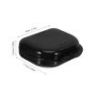 INOOMP 10pcs Retainer Case Denture Holder Aligner Box Compact Dental Container Leak Black White Pink Purple Blue for Travel Orthodontic Storage view 2