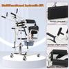 Hydraulic Patient Transfer Chair for Elderly, 180 Split Seat Lift N Cart, Medical Mobility Aid, Safe Lifting Solution for Seniors, Easy Transfer Chair view 2