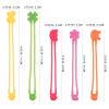 BUTIFULSIC Stretchy Silicone Bands Silicone Flexible Elastic Bands 5pcs with Assorted Colours for Bento Box and Food Pouch Wrapping for Restaurant and Dorm Use view 2