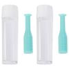 Gadpiparty 2pcs Rgp Lens Inserter Remover, Silicone Contact Lens Suction Cup with Bottle for Hard Gas Permeable & Ok, Portable Scleral Removal Tool & Applicator Sucker for Travel view 1