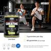 Weider Micronized Creatine Gummies + AstraGin (60 Gums), Sour Lime view 4