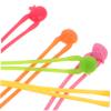 Healvian 5pcs Flexible Silicone Bands for Bento Box and USB Cable Binding, Elastic and Stretchable Silicone Straps with Assorted Colours, for Dorm and Restaurant Use view 3