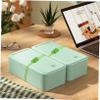 Healvian 5pcs Flexible Silicone Bands for Bento Box and USB Cable Binding, Elastic and Stretchable Silicone Straps with Assorted Colours, for Dorm and Restaurant Use view 4