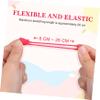 PAMINGONO 5pcs Silicone Elastic Bands for Bento Boxes and Cable Organizing, Stretchy and Reusable Silicone Bands with Cute Design, for Market and Dorm Use view 3