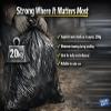 100 Heavy Duty Compactor Sacks Black 150L Extra Large Refuse Bin Bags 22 x 33.5 x 47 (560x850x1190mm) 240 Gauge / 60 Micron Industrial Strength Rubbish Bags for Commercial & Home Use view 4