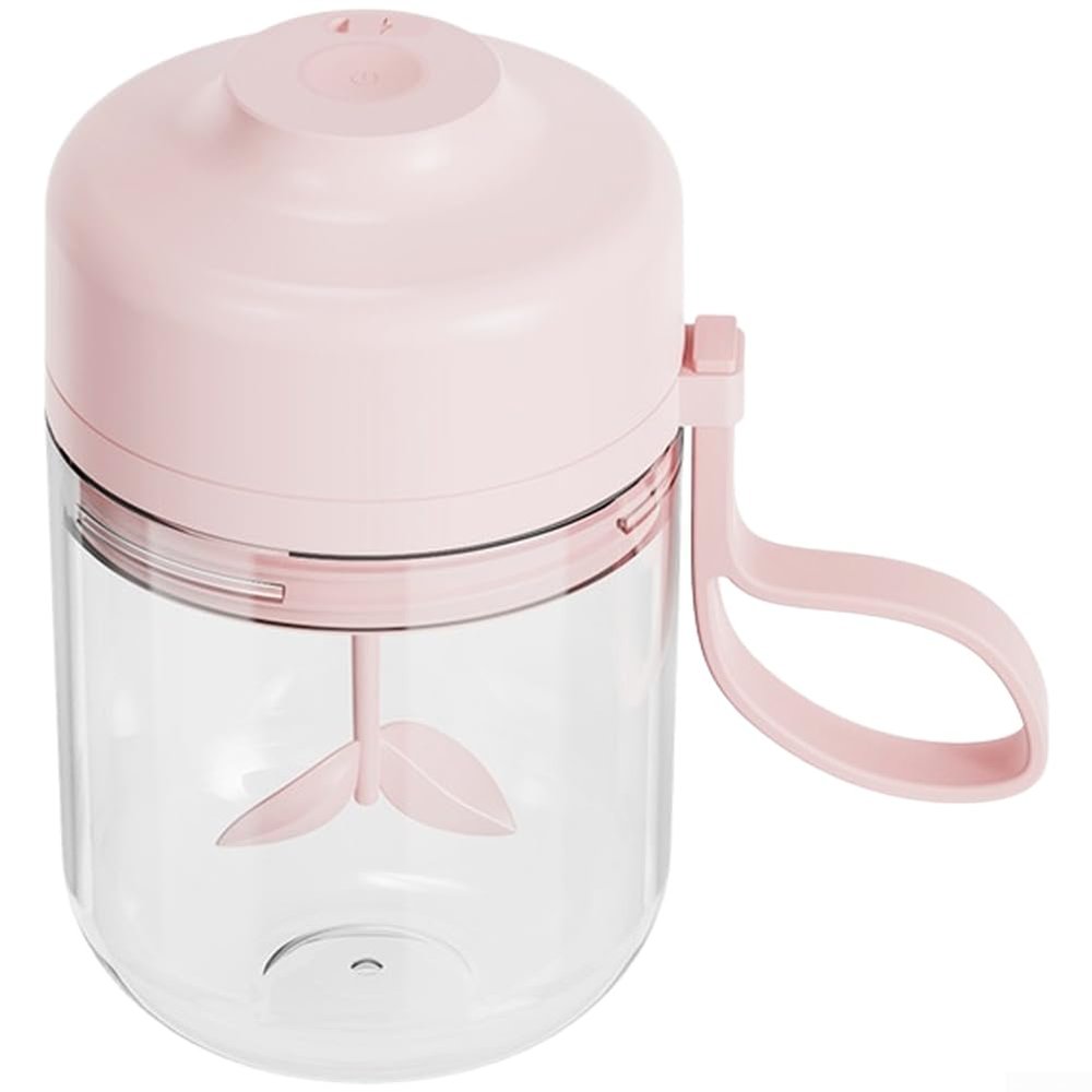 400ML Automatic Electric Mixing Cup Designed For Protein Shakes For Coffee And Liquid Supplements One Click Stirring And Recharging(Pink)