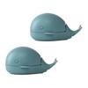Holibanna Laundry Cleaning Brush Compact Pp+pe Material Whale Shaped 2pcs with Colour, Designed to Cleaning Efficiency for Clothing and Shoes for Home Use view 1
