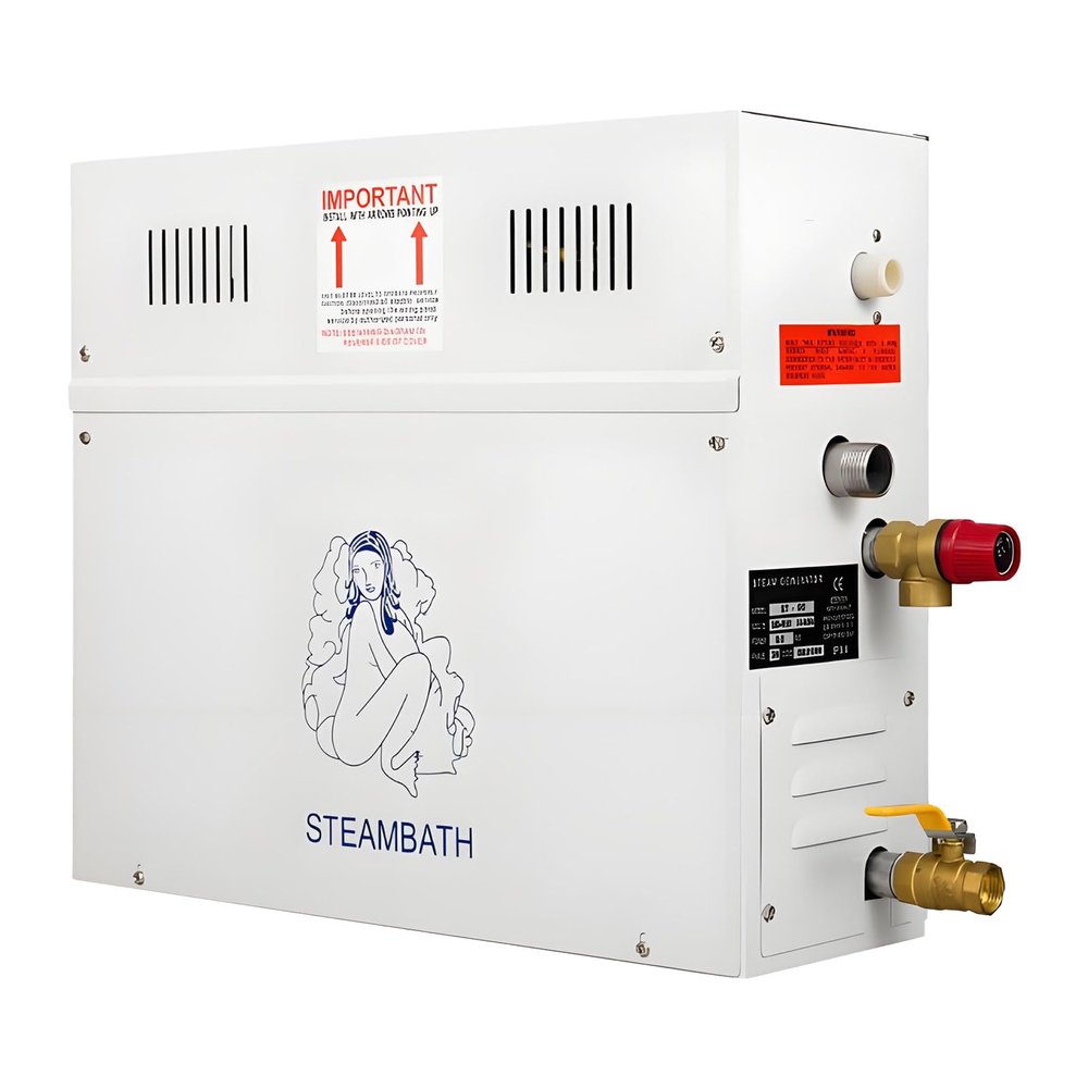 DNEPEI Stainless Steel Steam Shower Generator,3-18kW Optional, Fast 35 Min Heating, Auto Drain System, Waterproof Digital Controller 95131 for Home Spa Bathroom 6kw-110v