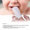 Chrees 6 Pcs Baby Finger Brush, Soft Cotton Gauze Teeth Tongue Cleaner for Infants Kids, with Microfiber Material and Fixing Ring to Prevent Slipping view 2