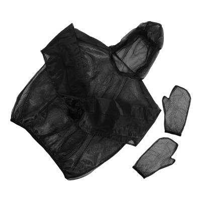 BETOOKY Outdoor Mosquito clothing Set with Gloves for Holidays Abroad and Outdoor Trips, Lightweight Foldable Polyester Fabric Suitable for Travel and Camping