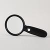 MUCKLILY Large Magnifying Glass for Seniors Reading and Repair Handheld with Light 3x 90mm LED Illuminated Magnifier Efficient with Non-slip Grip, for Bedtime Reading at Home view 4