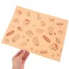 Operitacx 50pcs Greaseproof Paper Sheets for Food Wrapping Non-Stick Coated Paper Resistant to Food Storage for Sandwiches and Snack Boxes for Baking view 4