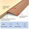 1-1.5cm Height Threshold Ramps for Doorways Self-Adhesive Rubber Wheelchair Ramp, for Doorways, Curb, Bathroom(Black+Yellow,5m-1cm rise) view 4