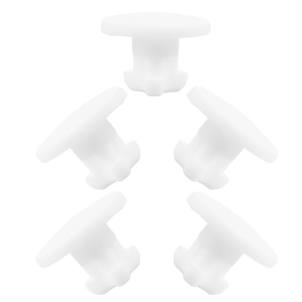 HEMOTON 5pcs Silicone Lunch Box Plugs with Pressure Release Feature, Easy to Remove Sealing Stopper for Bento Lid, Suitable for 0.5-0.6cm Hole, Leakproof and Sturdy Air Hole Covers