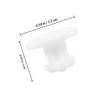 HEMOTON 5pcs Silicone Lunch Box Plugs with Pressure Release Feature, Easy to Remove Sealing Stopper for Bento Lid, Suitable for 0.5-0.6cm Hole, Leakproof and Sturdy Air Hole Covers view 2