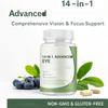 14 in 1 Advanced Eye Formula Eye Vitamin and Mineral Vision & Focus Support,White view 2