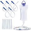 Enema Kit for Intestinal Cleansing and Defecation, Irrigator for Colon Irrigation, Reusable Irrigation Bag 1.2 Litres + 5 Accessories 10 cm + 5 Accessories 25 cm view 1