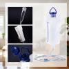 Enema Kit for Intestinal Cleansing and Defecation, Irrigator for Colon Irrigation, Reusable Irrigation Bag 1.2 Litres + 5 Accessories 10 cm + 5 Accessories 25 cm view 2