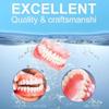 Multifunctional Silicone Full Denture Set with Padding, Soft and Flexible Material, Fits Upper and Lower Jaws, Reduces Pressure on The Gums, Comfortable and Practical (1pcs) view 4