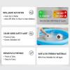Zerodis Pool Spa Thermometers Shape Water Temperature Thermometers LED Baby Safety Floating Tub Toy Accurate Sensor Digital Tester for Infant Toddler Bathtub Swimming Pool Bath (Beige) view 2