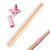 2 Pieces Yoga Stretching Stick | Pilates Workout Exercise Stick Portable Corrector Pole For Flexibility Balance And Mobility Training view 1