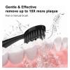 8pcs Electric Toothbrush Heads,Compatible for Seago SG-540 Replacement Toothbrush Heads,Cleaning Deep Tooth Gaps Suitable(8BLACK) view 3