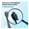 8pcs Electric Toothbrush Heads,Compatible for Seago SG-540 Replacement Toothbrush Heads,Cleaning Deep Tooth Gaps Suitable(8BLACK) view 4