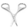 FreshCart Basics Comfortable Handle Stainless Steel Nose Hair Scissors for Easy Grip, Perfect for Beard and Moustache, 1 X Nose Hair Scissors (MJ-WB010) view 3