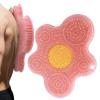 Silicone Foot Scrubber for Shower - with Non-Slip Suction Cups Silicone Scrubbing Pad | Back Scrubber for Shower | for Women Men Scrubbing Cleaning view 1