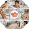 Silicone Foot Scrubber for Shower - with Non-Slip Suction Cups Silicone Scrubbing Pad | Back Scrubber for Shower | for Women Men Scrubbing Cleaning view 4