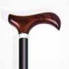 Adult Crutches, Adult Aluminum Alloy Crutches Adjustable 67-90cm Maple Handle Push Button Multicolor(Black) view 4
