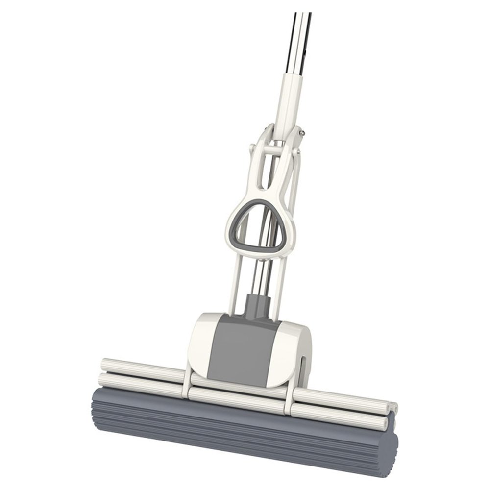 Blaihild Roller Sponge Mop, Super Absorbent Sponge Cleaner, Telescopic Mop with 14.96in for Bathroom and Kitchen