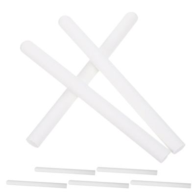 RUNROTOO 8pcs Diatomite Drying Stick Rods High Absorption Moisture Absorbers for Clothes and Laundry Drying No Electricity Required White for Bathrooms and Kitchens