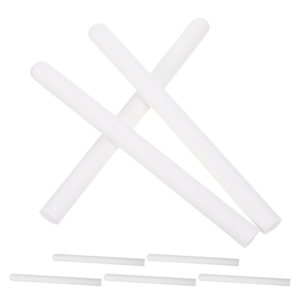 RUNROTOO 8pcs Diatomite Drying Stick Rods High Absorption Moisture Absorbers for Clothes and Laundry Drying No Electricity Required White for Bathrooms and Kitchens
