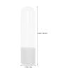 EXAOMBLE 6pcs Water Flosser Nozzle Holder Case, Protective Plastic Organizer for Replacement Oral Irrigator Tips, Compact and Slim Design, Easy to Clean Travel Storage Box for Home Use view 2