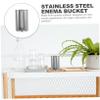 EXAOMBLE Metal Hanging Stainless Steel Bucket 1000Ml with Holder for Home Use in Colon Cleansing Suitable for Men and Women view 3