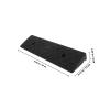 TOMETURE Car Curb Ramp Plastic Threshold Ramp 500X130X40Mm for Mobility Scooters and Wheelchairs with Black and Yellow Non-Slip Surface for Outdoor Driveway and Doorway view 2