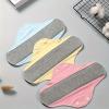 6pcs Reusable Sanitary Towels Pads for Elderly, Washable Cotton Panty Liners, Leak-Proof Adult Period Pads for Elderly Care, Postpartum Recovery, Daily, Home,Travel (Pink) view 4