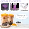 Manual Tapioca Pearl Maker Machine with Extruder and Stripper for DIY Bubble Tea view 2