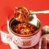 Instant mushroom sauce, Spicy soybean chili paste, 2 flavors mixed chopped colorful chili paste 80g/can, broad bean seasoning, Pickled vegetables, Side dish, Hotpot dipping sauce, Condiment (4 cans) view 2