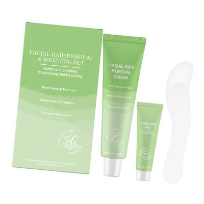 1 Gentle Hair Removal Cream for Sensitive Skin & Body Fast, Smooth Results with Soothing Body Face Hair Removal