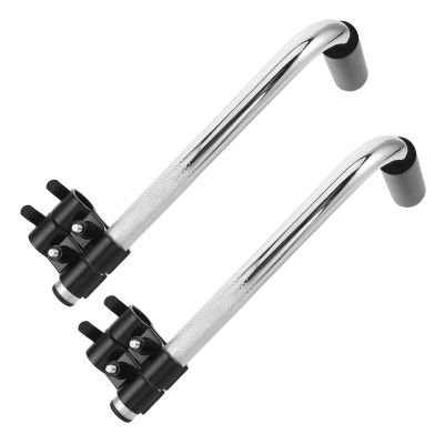 IMIKEYA Wheelchair Handle Extender 2Pcs with Quick-Release Stainless Steel Push Handles for Senior Transport Chair Adults Universal Sturdy Extension Bars