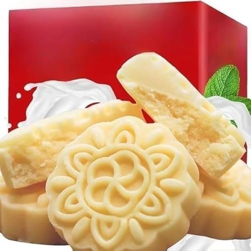 3 Flavors Milk Mooncak (5/10/20/30/50bags) Breakfast Cake,Delicious Dim Sum,Instant Dessert,Healthy Chinese Snacks Gifts,Snack Food,Fruit Snack,Sweets,Biscuit, Pastries (Yellow Peach Flavor,30 Packs)