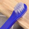 CATIEBYE 4pcs Dual Denture Brush for Dentures and Retainers, and Nylon Material, Removes Stains with Large Multi-Tufted and Smaller Angle-Trimmed Brush, Easy view 3