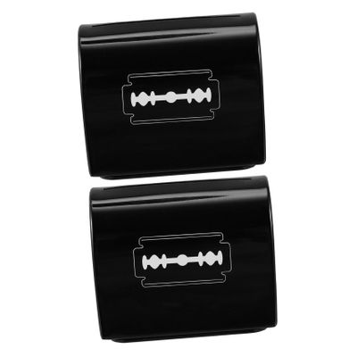 WRITWAA Disposal Case Used 2pcs Lightweight Iron Storage Container for Suitable for Barber Shop Case