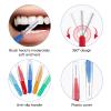 Interdental Brushes 50 Pcs 3 mm Multicolor Tooth Picks Flossing Gap Cleaning Brushes for Teeth and Daily Oral Care view 3