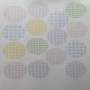 15 Gingham Edible Icing Cupcake Toppers for Babyshower, New Baby, Easter, Multi-Colour, 4.5 cm Diameter view 1