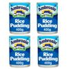 Rice Pudding Pack, 400g (Pack of 4) Cups premium product,Suitable for vegetarians,Enjoy hot or cold as a dessert,Creamy rice pudding made with West Country Milk view 1