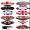 12 Pre-Cut VE Day Union Jack WW2 8th May 1945 Themed Edible Wafer Paper Cake Toppers Decorations view 2